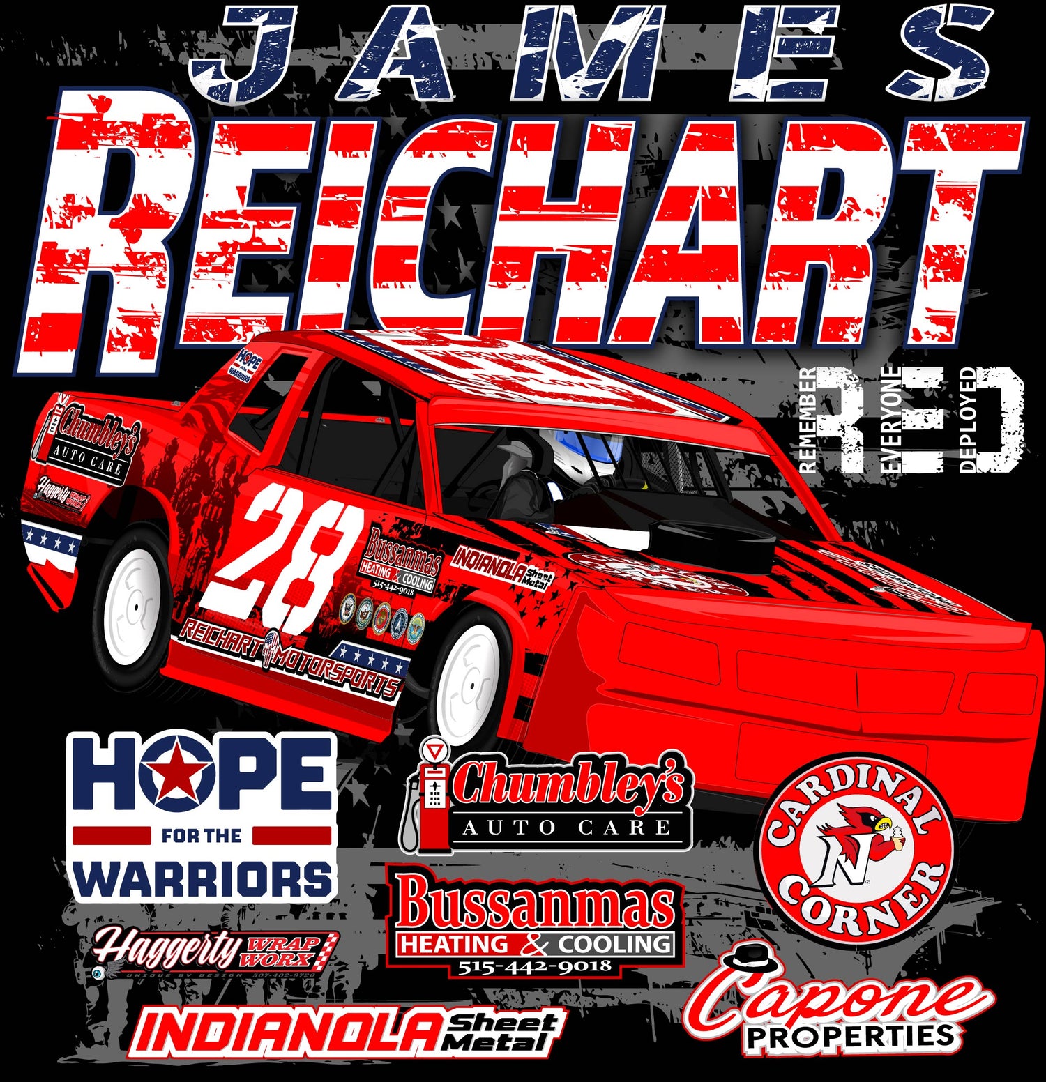 James Reichart - 2026 RED Car
